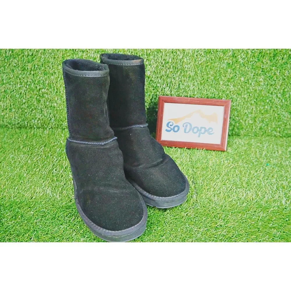 Jousen Milan AMY698 Black Round Toe Boots - Men's Size 11